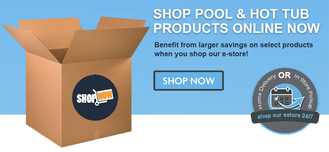 Shop Pool and Hot Tub  Products on our estore