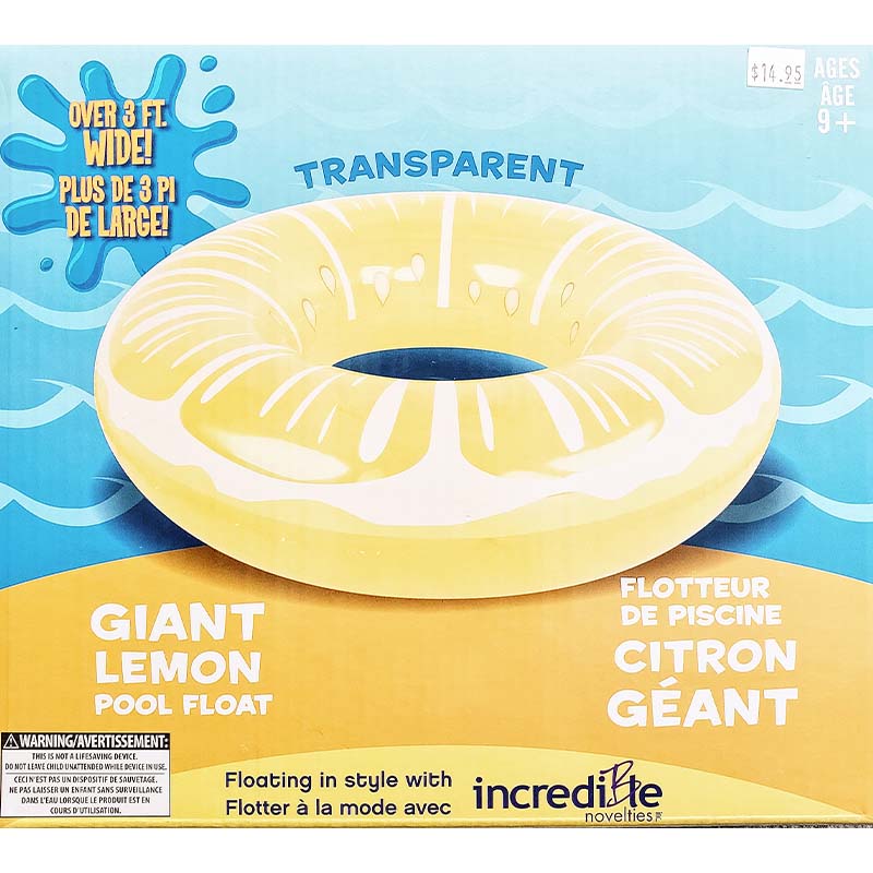 Giant Lemon Pool Float 