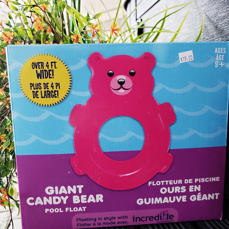 Giant Candy Bear Pool Float 