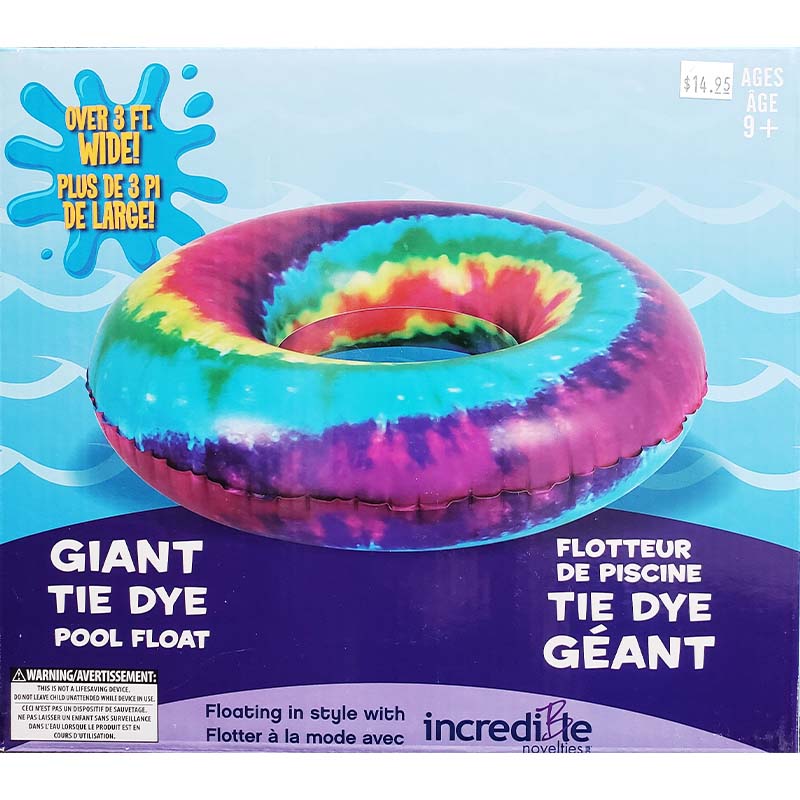 Giant Tie Dye pool Float